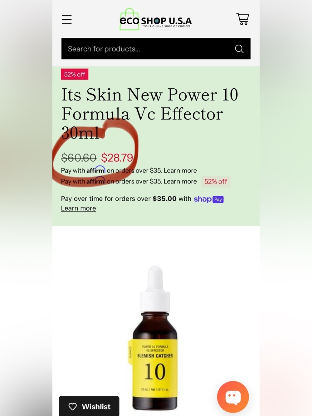 It's Skin Power 10 Formula VC Effector Blemish Catcher, RETAILS $60 - Picture 2 of 7